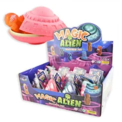 Ufo med alien der vokser