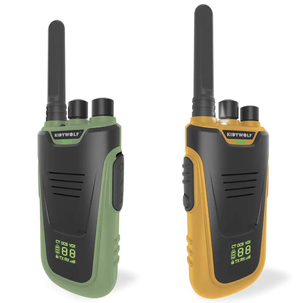 Walkie Talkie-Sæt Grøn/Orange