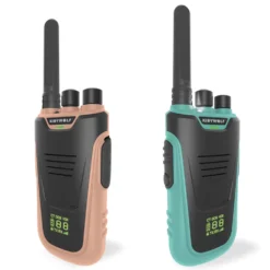 Walkie Talkie-Sæt Nude/Cyan