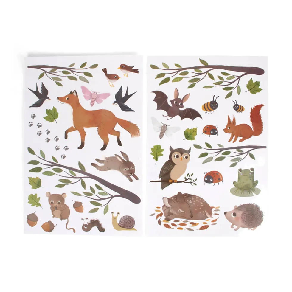 Wallstickers Skovens Dyr